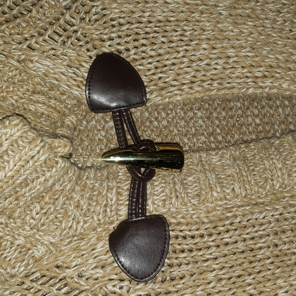 Michael Michael Kors tan knit oversized sweater XXS - Picture 2 of 8